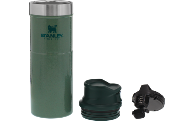 Stanley Classic Trigger Action Travel Becher 470 ml hammertone grün 
