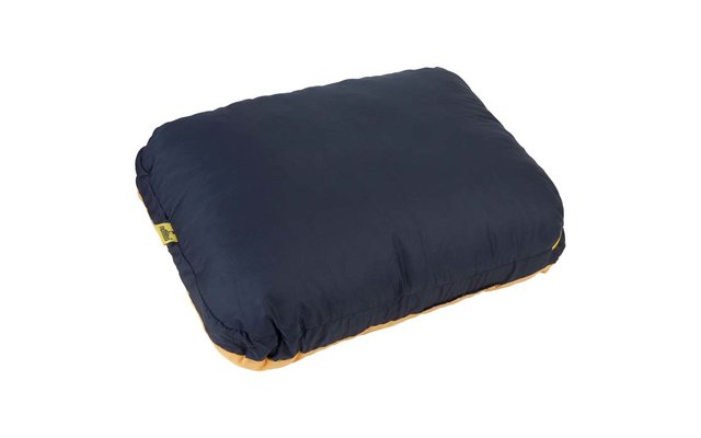Nomad Drytouch pillow Oreiller de voyage bleu foncé/jaune
