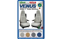 Ideatermica Venus C seat cover with integrated headrest and straps 2 pieces ivory