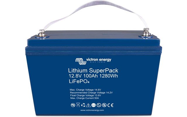 Victron Lithium SuperPack 12.8V/100Ah (M8) High Current Battery