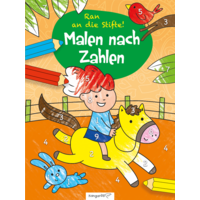 Kangaroo Kinderb&uuml;cher Malen nach Zahlen - Pony
