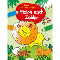 Libros infantiles Kangaroo Pintando por n&uacute;meros - Le&oacute;n