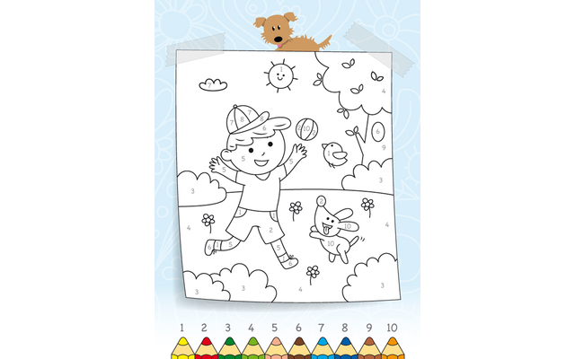 Kangourou Livres pour enfants Peinture par numéros - Poney