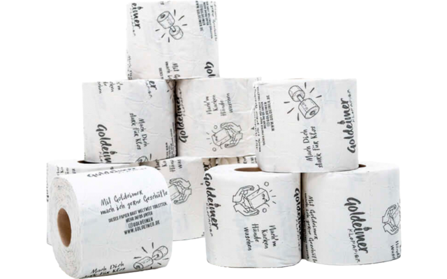 Goldeimer Toiletpapier Gezinsverpakking 9 Verpakkingen