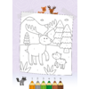 Libri per bambini Kangaroo Pittura per numeri - Leone