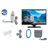 Easyfind Maxview / Falcon Pro TV Camping Set 22 Zoll SAT Anlage inklusive LED TV
