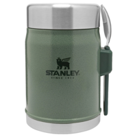 Stanley Classic Legendary Food Jar Isolierbeh&auml;lter 0,4 Liter mit Spork Hammertone Green