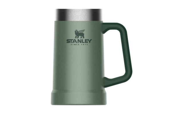 Stanley Adventure Big Grip Beer Stein Taza de cerveza de 0,70 litros color verde martillo