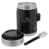 Stanley Classic Legendary food container with spoon 0.4 liter black matte