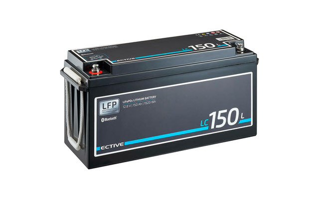 Ective LC 150 BT LT 12V LiFePO4 lithium voedingsbatterij 150 Ah