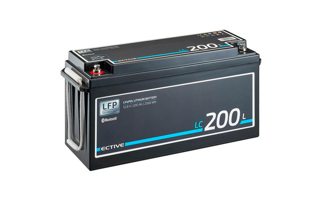 Ective LC 200L BT 12 V LiFePO4 lithium supply battery 200 Ah