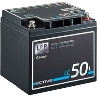 Ective LC 50L BT 12V LiFePO4 lithium voedingsaccu 50 Ah