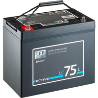Ective LC 75L BT 12V LiFePO4 lithium voedingsaccu 75 Ah