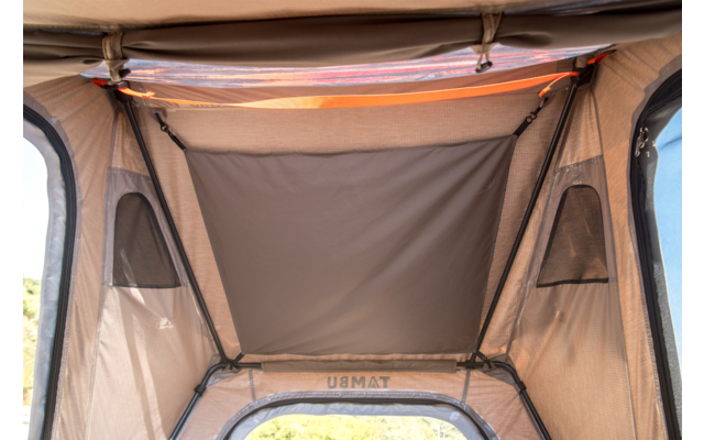 Tambu Yano car roof tent for 2 people brown