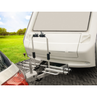 LAS aluminium disseldrager voor 2 fietsen