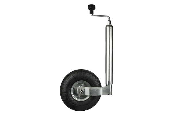 LAS support wheel with crank 48 mm pneumatic tires