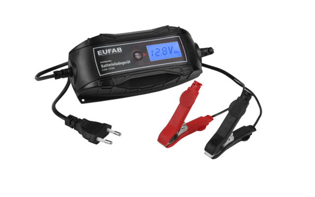 Eufab Chargeur de batterie intelligent 6/12 V
