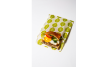 Nuts Innovations Sandwich und Snack Beutel Vegan 2er Set Grüne Blätter