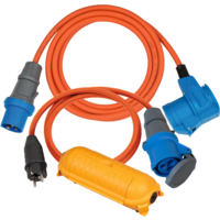 Brennenstuhl Starter Set Camping - incl. Safe-Box Verl. Angle coupler + adapter cable