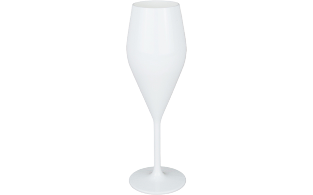 Gimex Champagner Glas Eleganza 2 teilig Set weiß