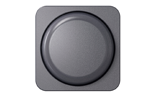 Inprojal cover and knob for dimmer black