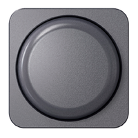 Inprojal Abdeckung und Drehknopf f&uuml;r Dimmer schwarz 