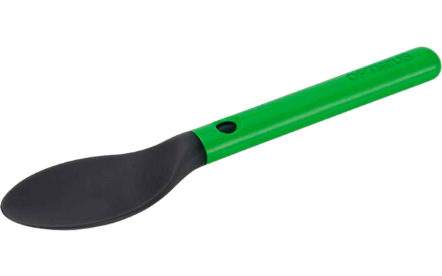 Cuchara larga deslizante Optimus 23,5 cm negro/verde