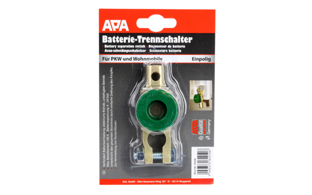 Coupe-batterie Apa pour camping-cars