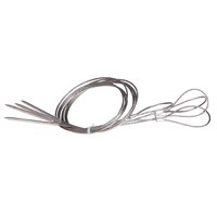 All Grill Flexibles shish kebab wire / grill wire 4 pieces stainless steel 72 cm