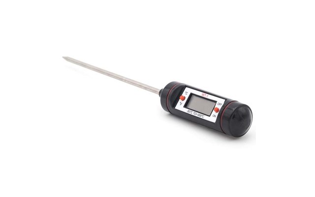 All Grill BBQ Vlees-, Grill- en Oventhermometer met LCD Scherm 20 x 2 cm