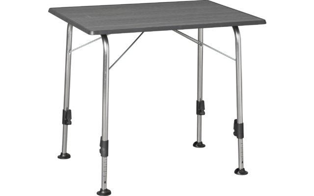 Tavolo da campeggio Dukdalf Stabilic 1 Luxe Wood 80 x 60 cm grigio