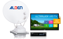 Alden Onelight 60 HD EVO  Vollautomatische Sat-Anlage inkl. Ultrawide LED Fernseher