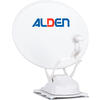 Alden Onelight 60 HD EVO vollautomatische Sat-Anlage mit Ultrawide LED Fernseher 22 Zoll Ultrawhite