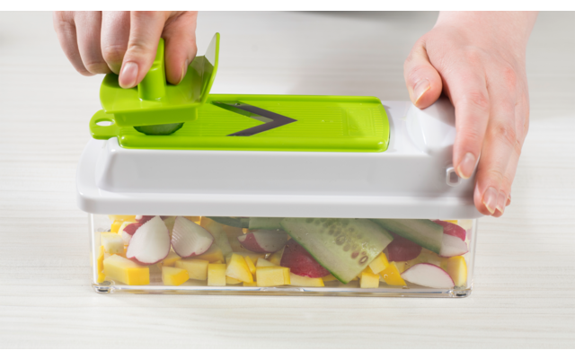 Nicer Dicer Smart cortadora de verduras 7 piezas verde