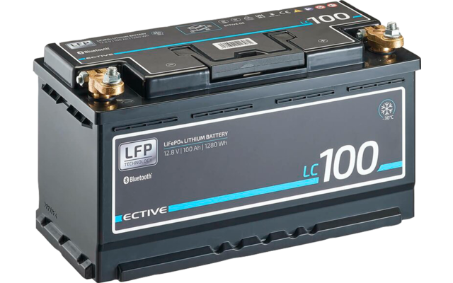 Ective LC 100 BT LT 12V LiFePO4 Lithium Versorgungsbatterie