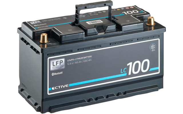Ective LC 100 BT LT 12V LiFePO4 Pile d'alimentation au lithium