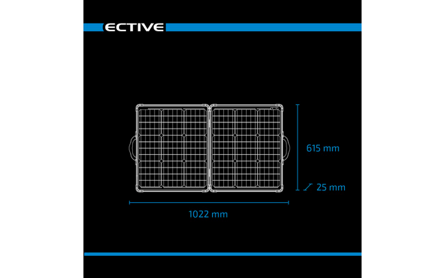 ECTIVE MSP Panel solar plegable SunWallet MSP 100