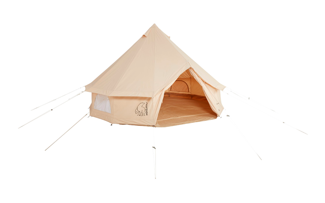 Nordisk Asgard 12.6 cotton bell tent for 6 people natural