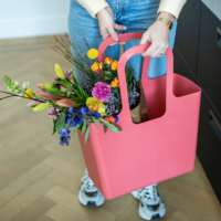 Koziol Tasche XL Tragetasche nature coral 