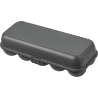 Koziol Eggs to go Eierbox für 10 Eier ash grey