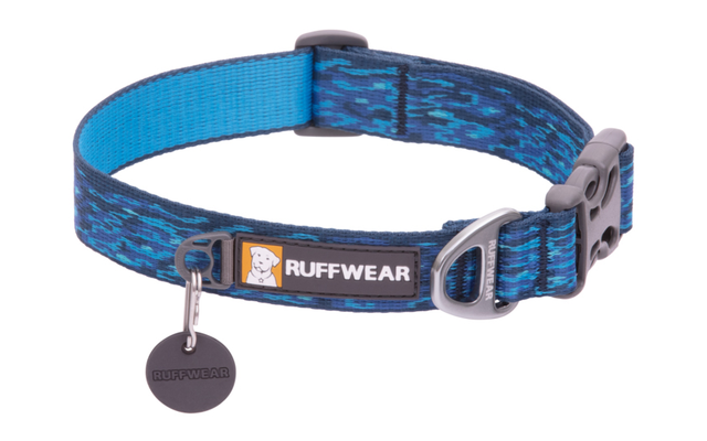 Ruffwear Flat Out Collar para perros 51 - 66 cm distorsión oceánica
