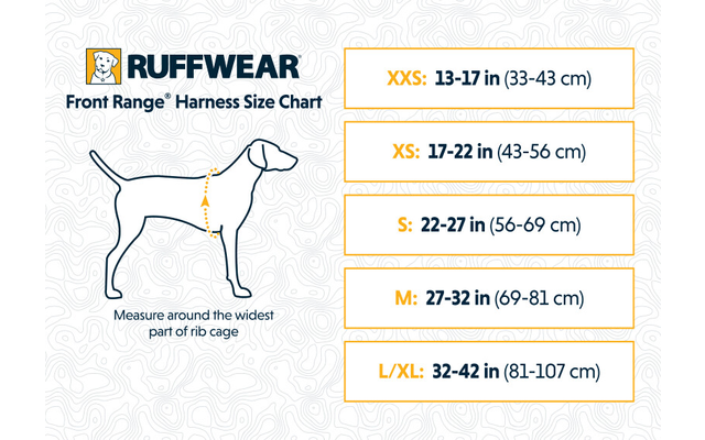 Ruffwear Imbracatura per cani Front Range con clip L/XL Twilight Grey