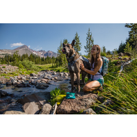 Ciotola per cani Ruffwear Quencher per il viaggio M turnalo teal