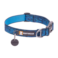 Ruffwear Flat Out dog collar 35 - 51 cm oceanic distortion