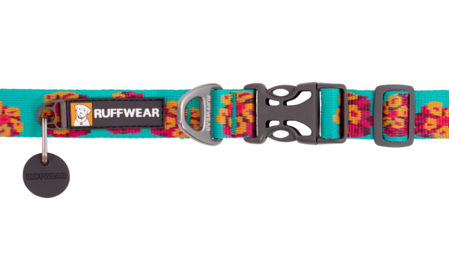 Ruffwear Flat Out Hundehalsband 28 - 36 cm spring burst 