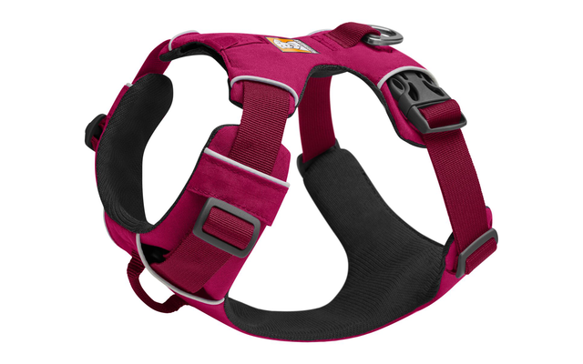 Ruffwear Front Range Dog Harness with Clip M Hibiscus Pink