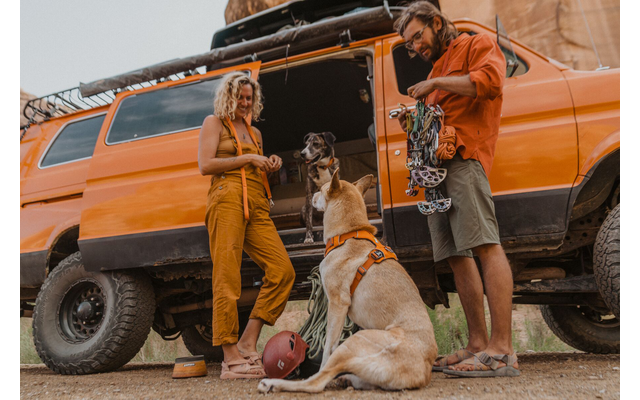 Ruffwear Front Range Dog Harness with Clip S Campfire Orange