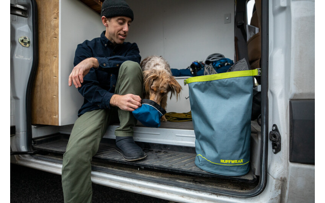 Ruffwear Kibble Kaddie contenitore portatile per cibo per cani 24 x 43 cm blu ardesia
