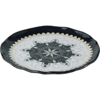 Rebel Outdoor Dessert Plate 22 cm black