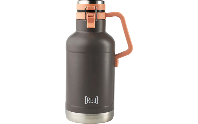 Rebel outdoor thermos double walled stainless steel 1900 ml brown pink